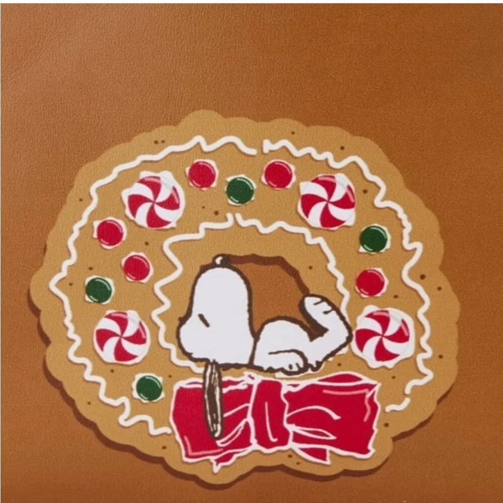 NWT Loungefly Peanuts Snoopy Gingerbread House Christmas Backpack